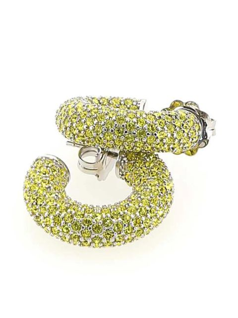 Amina Muaddi mini Cameron earrings - Yellow - zdjęcie produktu nr 2