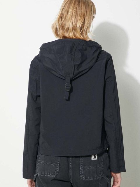 Napapijri kurtka Rainforest Op S W damska kolor granatowy przejściowa NP0A4HTR0411 - zdjęcie produktu nr 2