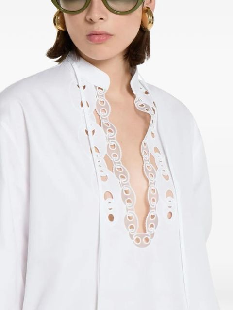 Gucci Horsebit-detail midi dress - White