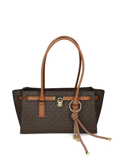 Michael Kors monogram logo-plaque tote bag - Brown - zdjęcie produktu nr 1