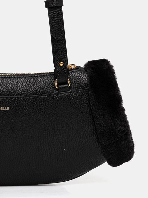 Coccinelle torebka skórzana BEAT kolor czarny E1.TDK.15.01.01