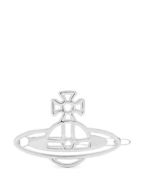 Vivienne Westwood Thin Line hair clip - Silver - zdjęcie produktu nr 1