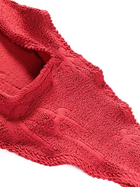 Bond-eye Bisou crinkled swimsuit - Red - zdjęcie produktu nr 2