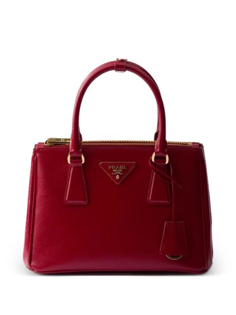Prada Galleria small patent Saffiano leather bag - Red - zdjęcie produktu nr 1