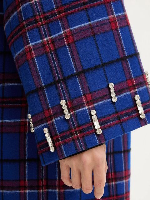 MAX&Co. płaszcz z dodatkiem wełny kolor granatowy 2526086015200