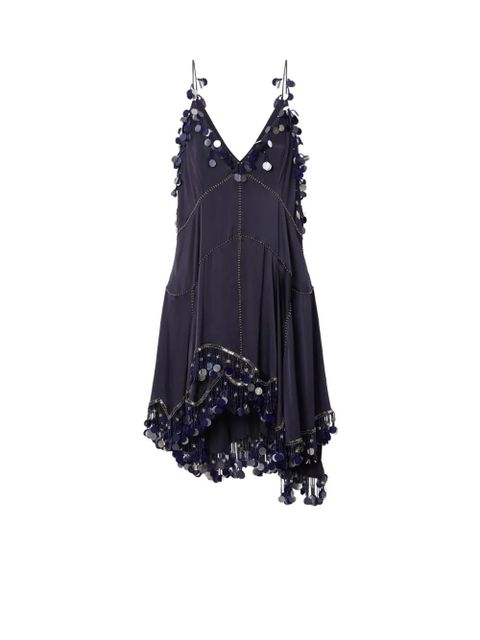 ISABEL MARANT Ludna sequin-embellishment mini dress - Blue - zdjęcie produktu nr 1