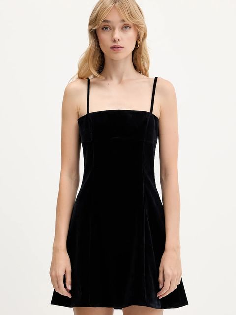 Rotate sukienka welurowa - zdjęcie produktu nr 1