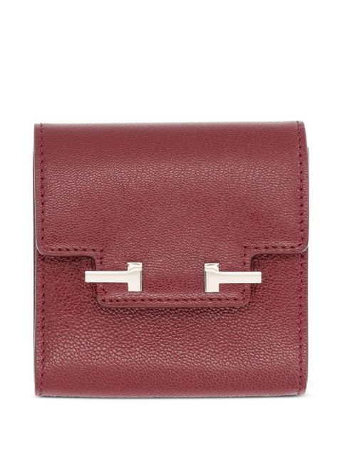 TOM FORD T-bar leather wallet - Red