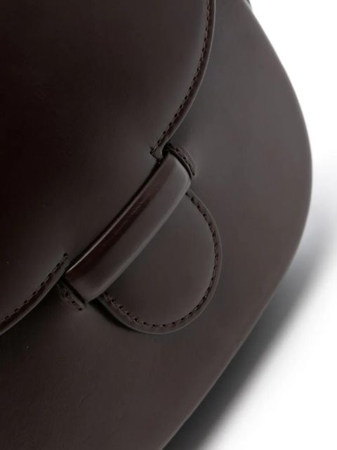 LEMAIRE Cartridge leather crossbody bag - Brown