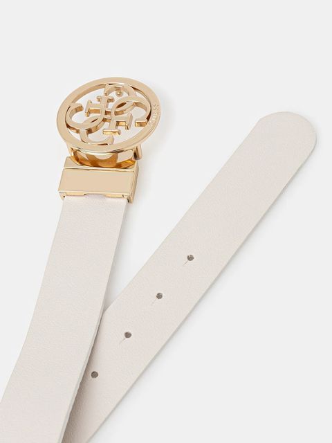 Guess pasek PHOEBE damski kolor biały BW9253 P5335