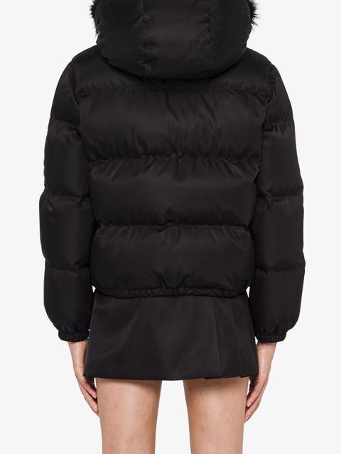 Prada Re-Nylon gabardine puffer jacket - Black