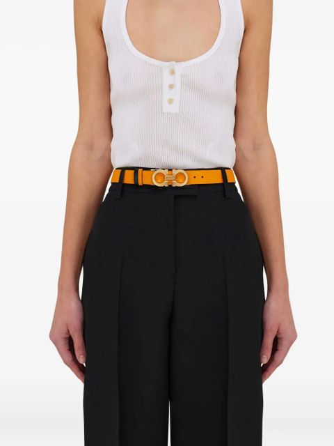 Ferragamo Gancini belt - Yellow