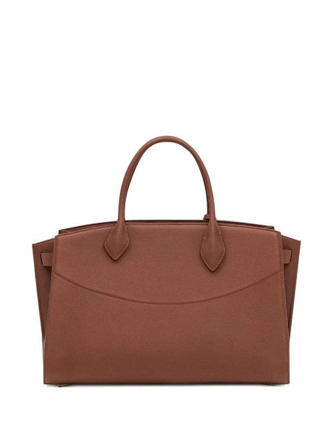 Ferragamo Ferragamo Studio leather tote bag - Brown