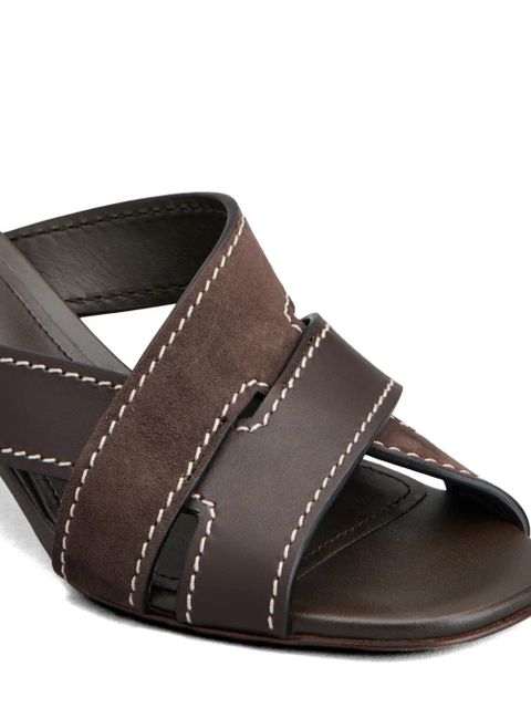Tod's cross-strap sandals - Brown