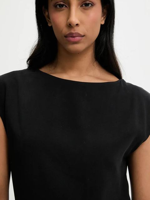 Answear.LAB sukienka kolor czarny maxi dopasowana - zdjęcie produktu nr 2