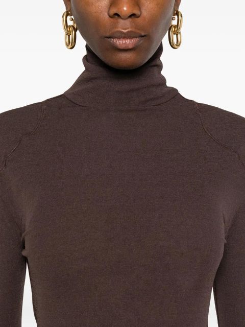 Nanushka turtleneck top - Brown