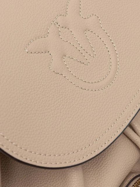PINKO logo-debossed backpack - Neutrals