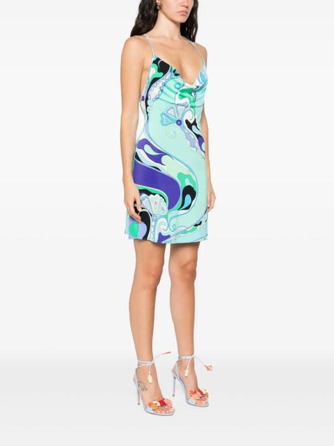 PUCCI printed mini dress - Green