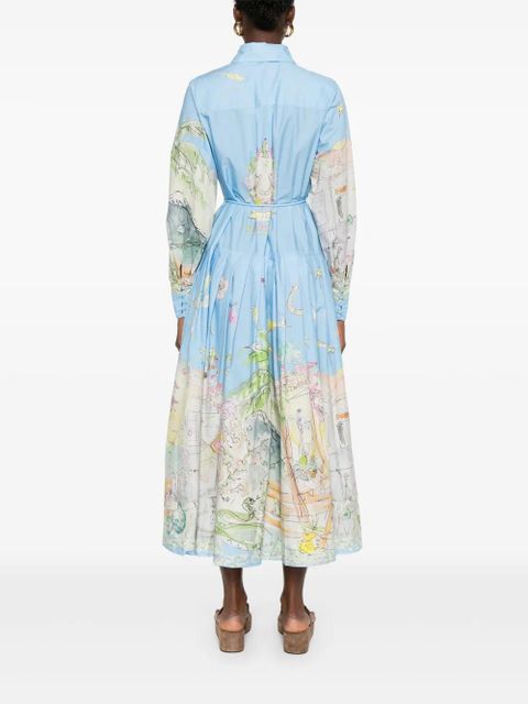 ALEMAIS organic cotton dress - Blue