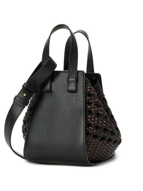 LOEWE Hammock woven tote bag - Black - zdjęcie produktu nr 1