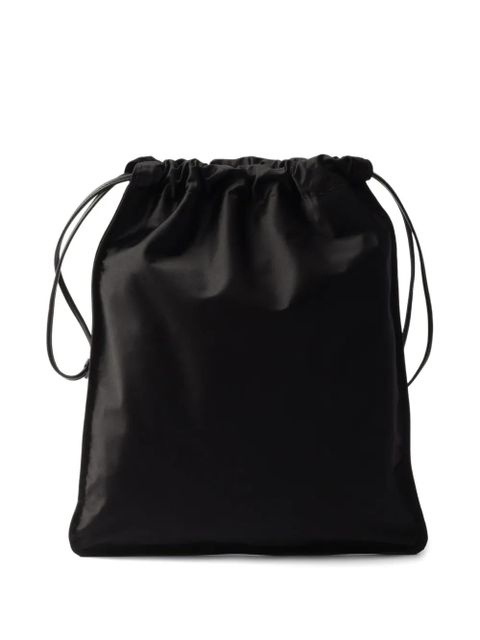 Prada Wish drawstring logo pouch - Black - zdjęcie produktu nr 2