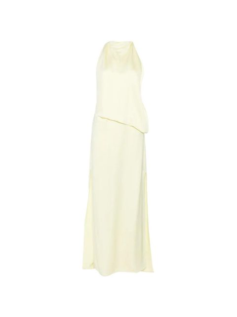 Sportmax Dolmen asymmetric midi dress - Yellow - zdjęcie produktu nr 1
