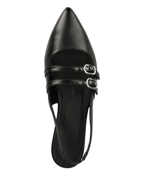 ALOHAS leather ballerina shoes - Black