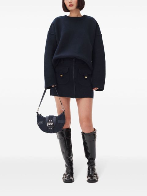 GANNI small Bucky denim crossody bag - Blue - zdjęcie produktu nr 2