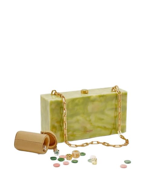 Cult Gaia The Backgammon clutch bag - Green