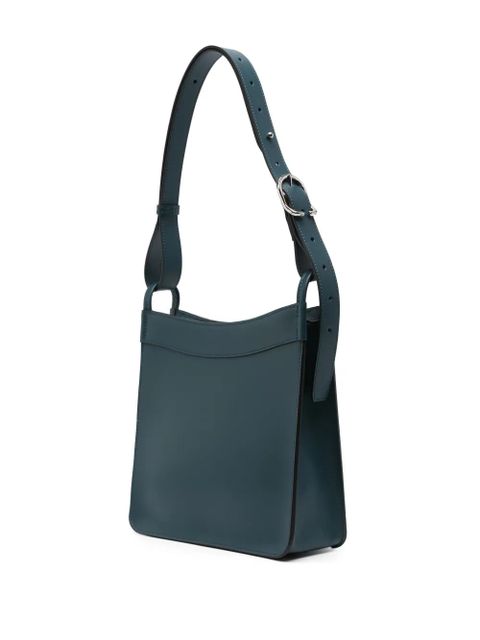 Longchamp small Le Foulonné leather shoulder bag - Blue