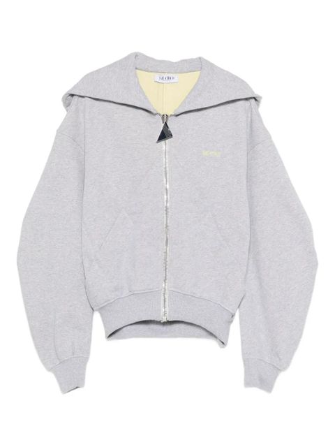 The Attico zip-up hoodie - Grey - zdjęcie produktu nr 1