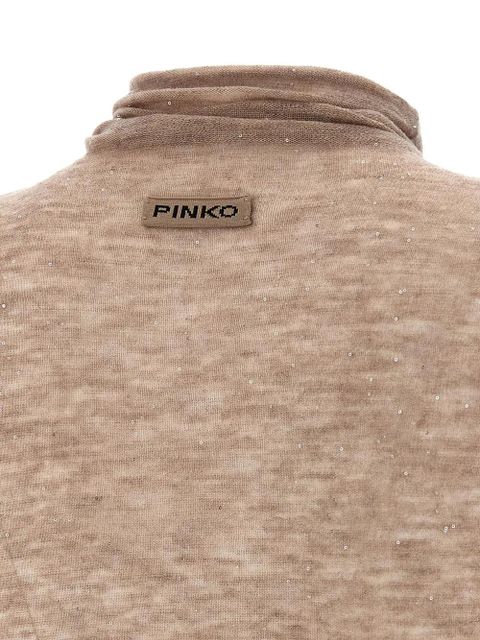 PINKO high-neck top - Neutrals