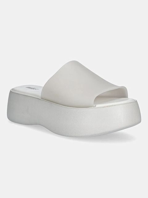 Melissa klapki MELISSA BECKY AD damskie kolor szary na platformie M 32818 - zdjęcie produktu nr 1