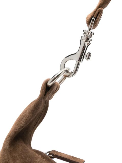 Gimaguas Paula suede shoulder bag - Brown