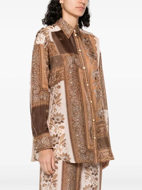 ZIMMERMANN Lucky shirt - Brown