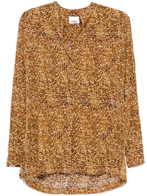 ISABEL MARANT Sima blouse - Yellow - zdjęcie produktu nr 1