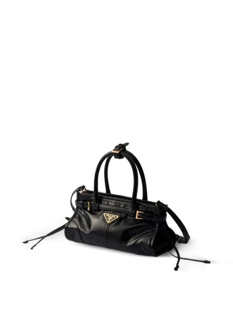 Prada Bonnie leather mini handbag - Black