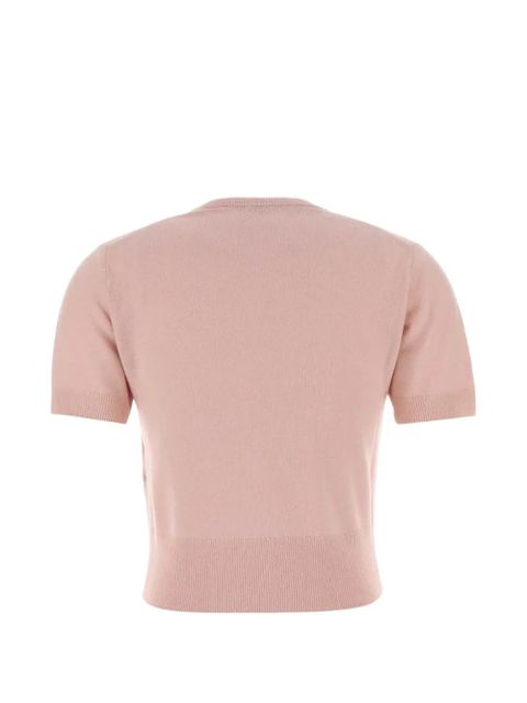 Jil Sander pink knitted T-shirt - zdjęcie produktu nr 2
