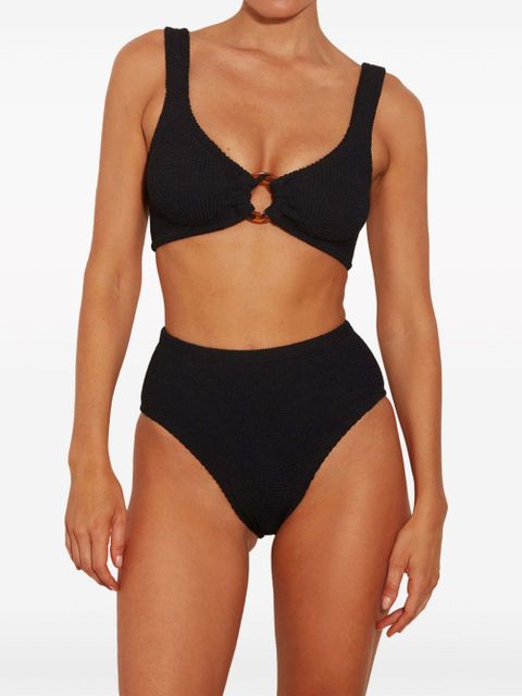 Hunza G Nadine seersucker bikini set - Black - zdjęcie produktu nr 2