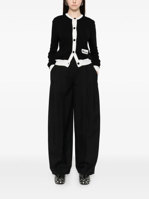 Marni button embroidery cardigan - Black - zdjęcie produktu nr 2