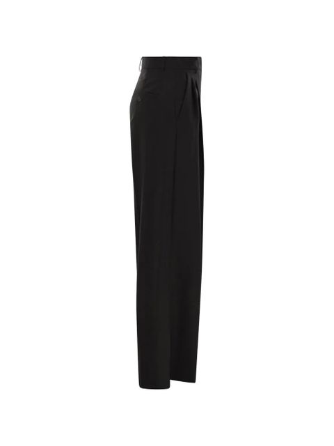 Weekend Max Mara dart wool trousers - Black