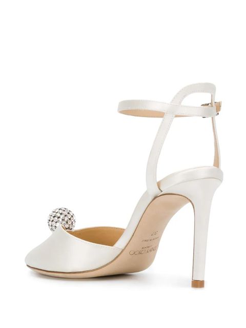 Jimmy Choo Sacora 85mm sandals - White