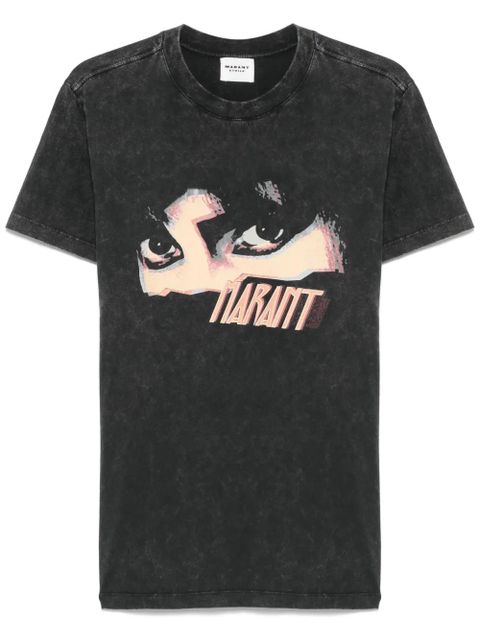 MARANT ÉTOILE Zoeline T-shirt - Black - zdjęcie produktu nr 1