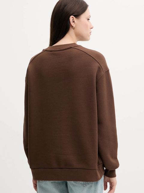 Tommy Hilfiger bluza damska kolor brązowy z aplikacją WW0WW45752