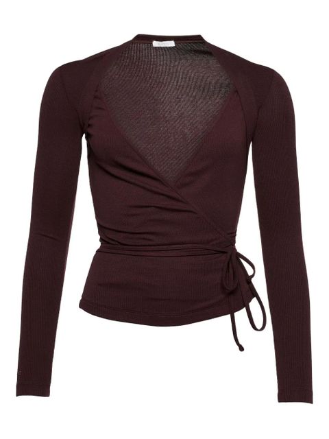 ERES Charlotte wrap top - Brown - zdjęcie produktu nr 1