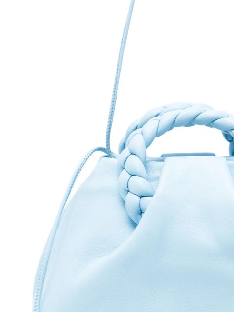 Hereu Bombon braided-handle mini bag - Blue