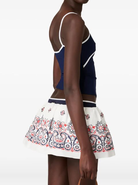 Miu Miu round-neck tank top - Blue