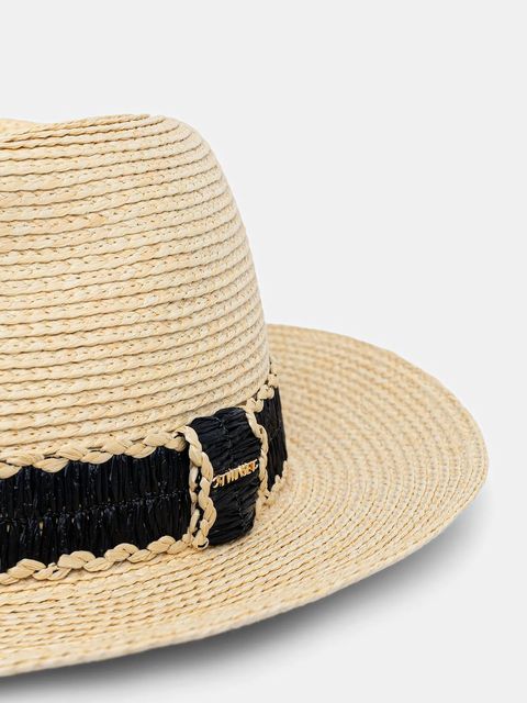 Twinset kapelusz kolor beżowy 261TA4060