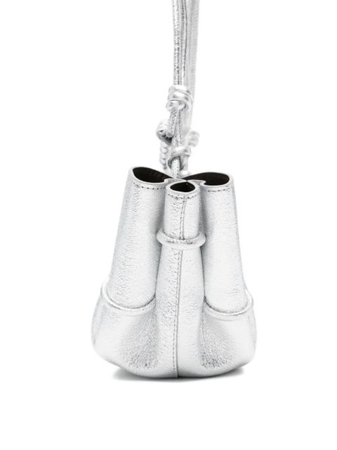 Hereu mini Arta knotted-handle shoulder bag - Silver