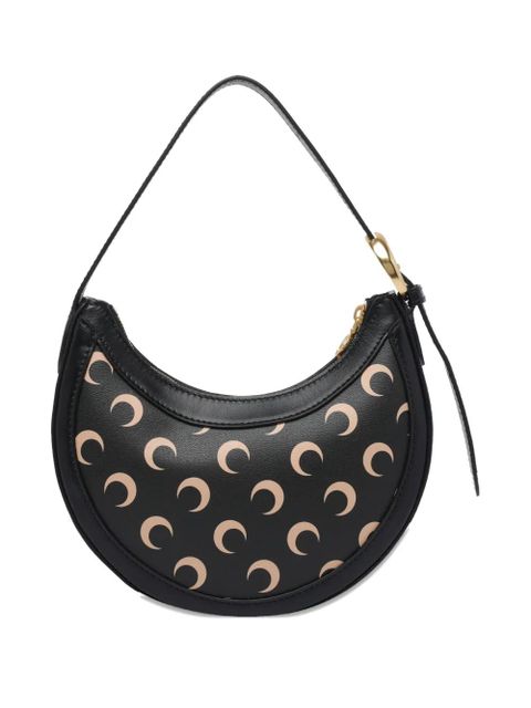 Marine Serre mini Eclips moon-print shoulder bag - Black - zdjęcie produktu nr 2